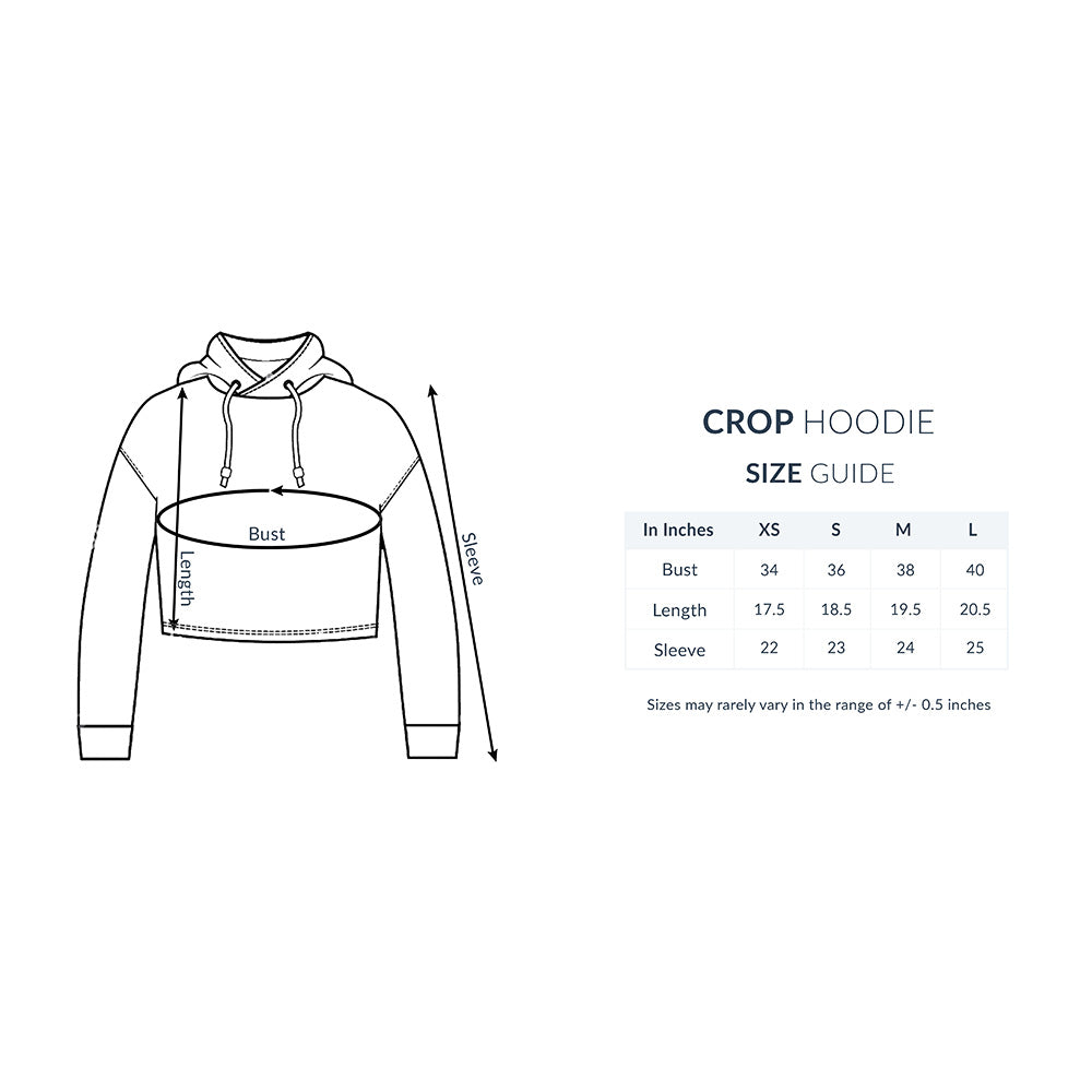 Women Be Nice Human Crop Hoodie - Pass Ka Bazaar