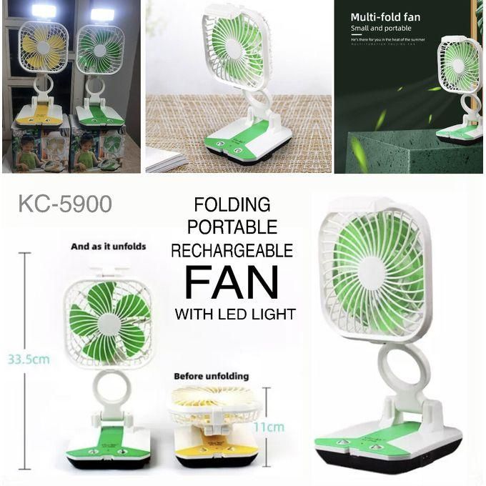 Rechargeable Folding Mini Fan - Pass Ka Bazaar