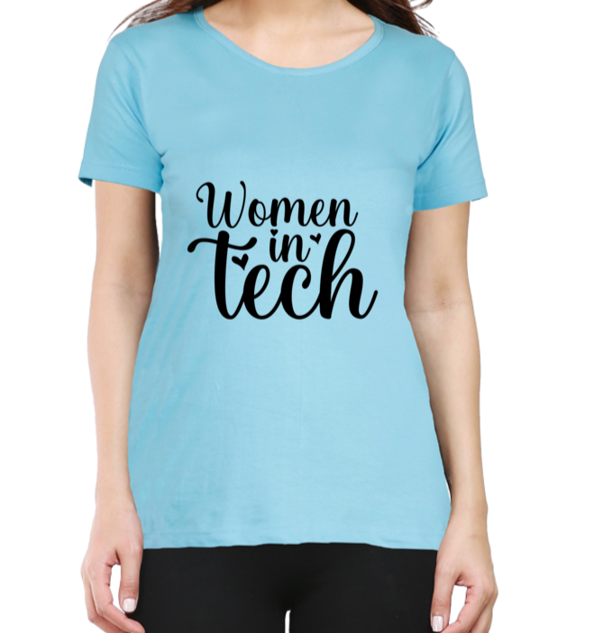 Women in Tech T-Shirt - Pass Ka Bazaar