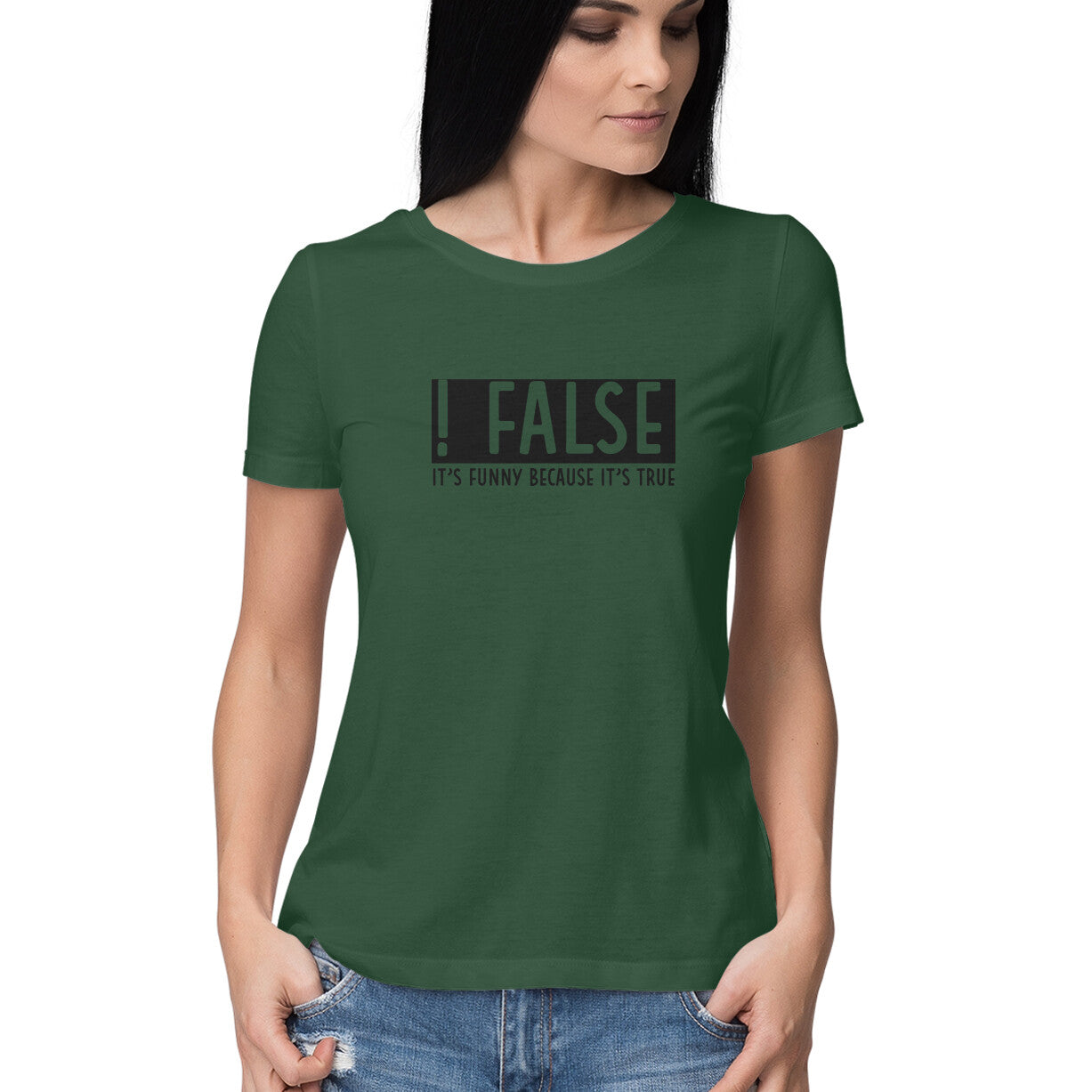 Womens shirt Funny False - Pass Ka Bazaar