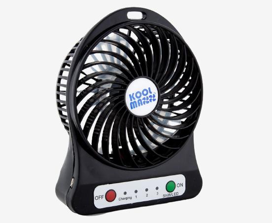 USB Rechargeable Portable Fan - Pass Ka Bazaar