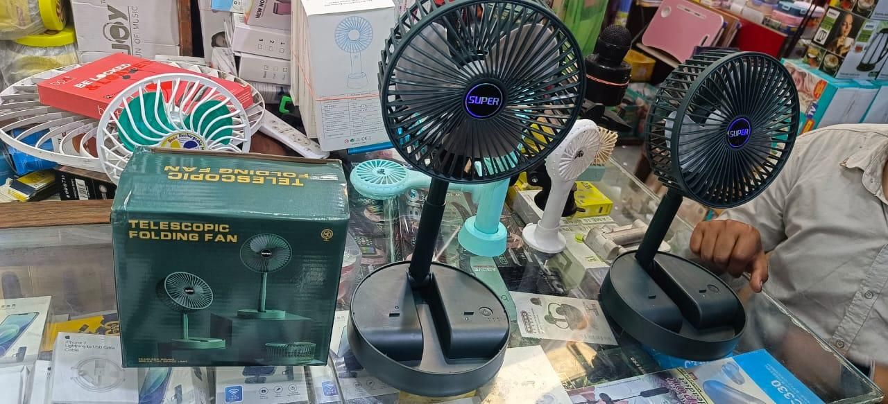 Standing Rechargeable Pedestal Fan - Pass Ka Bazaar