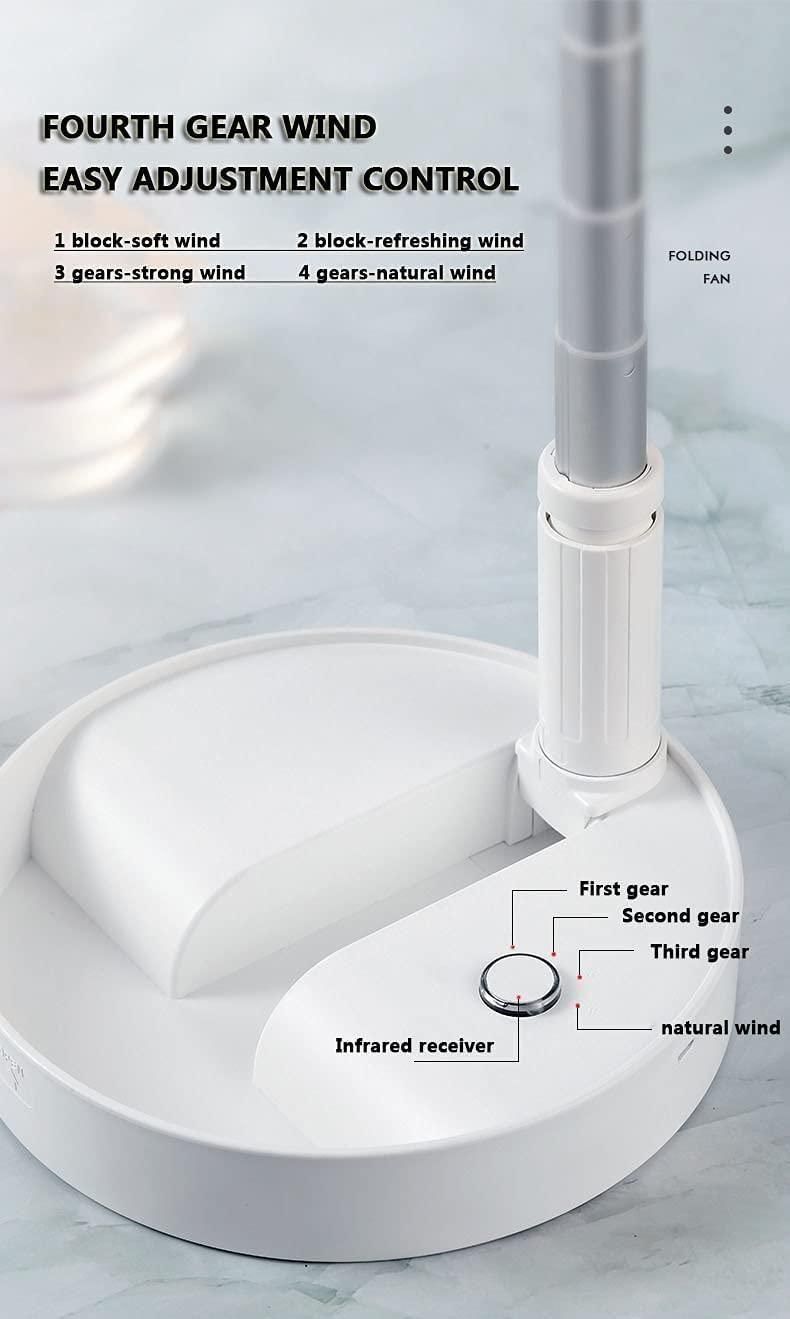 Standing Rechargeable Pedestal Fan - Pass Ka Bazaar