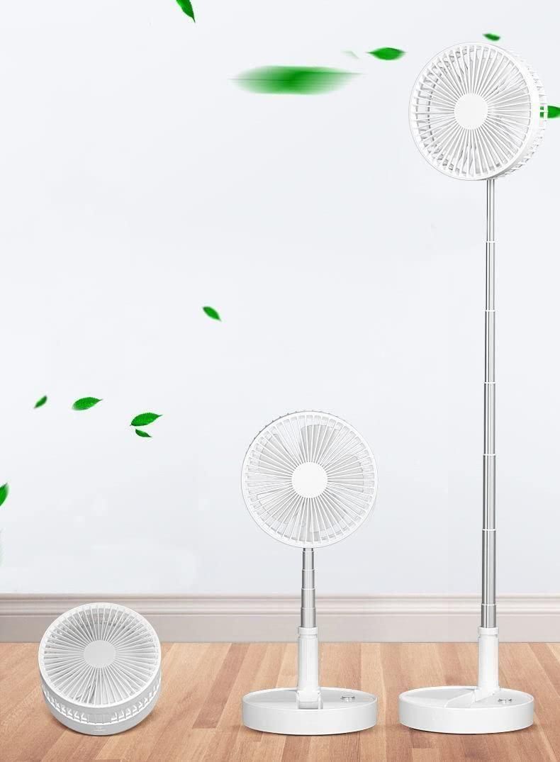 Standing Rechargeable Pedestal Fan - Pass Ka Bazaar