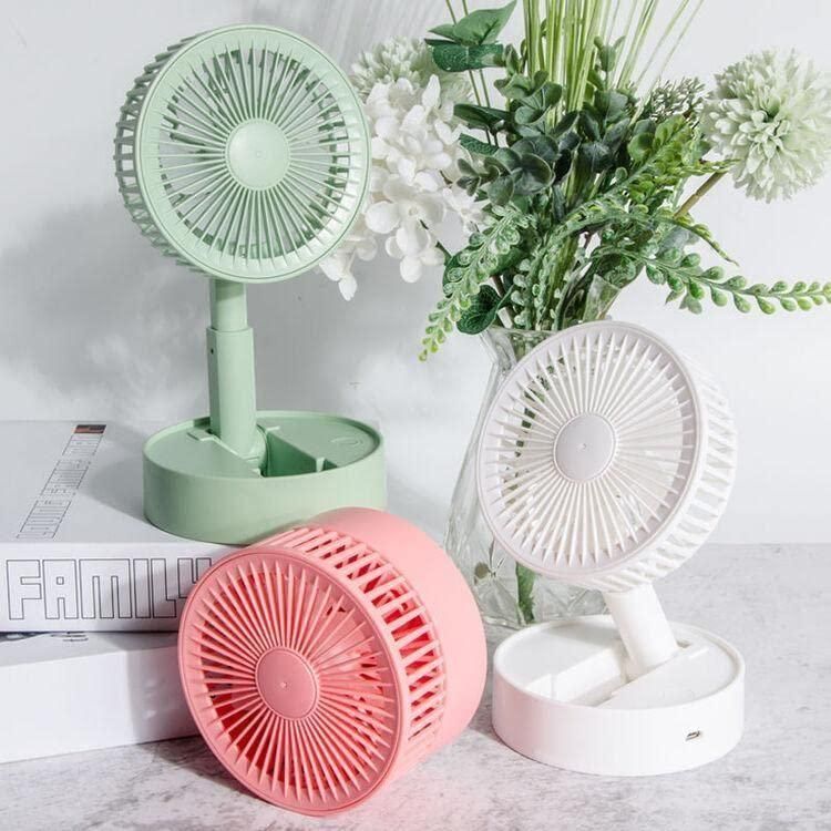 Standing Rechargeable Pedestal Fan - Pass Ka Bazaar