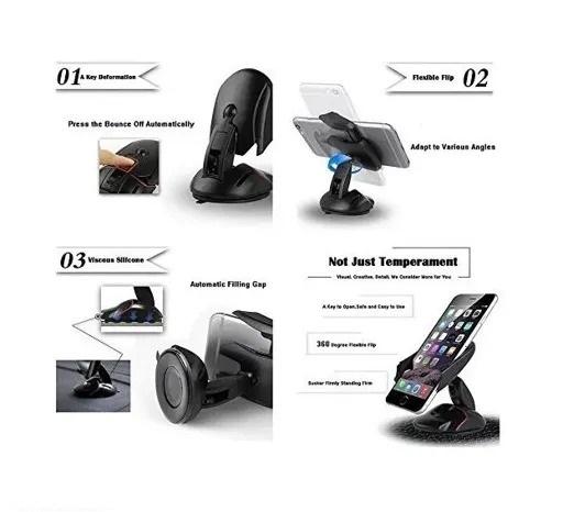 Multifunctional Car Mobile Holder for Dashboard - Pass Ka Bazaar