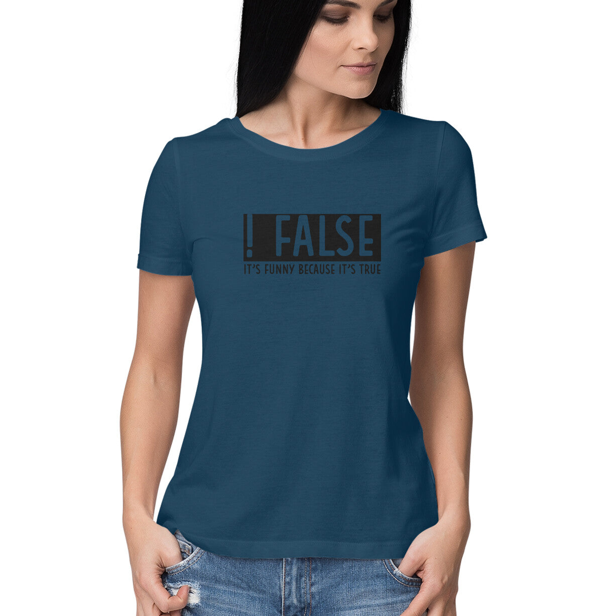 Womens shirt Funny False - Pass Ka Bazaar