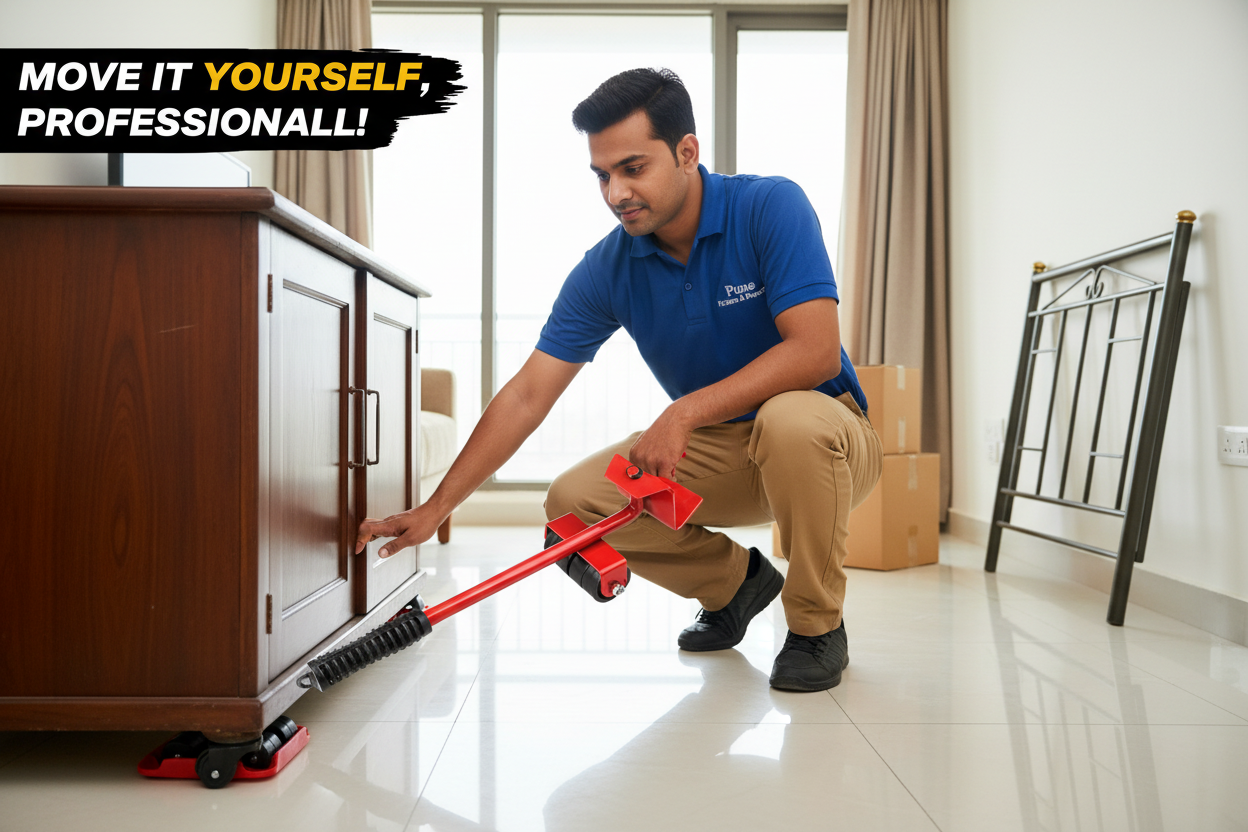 Furniture Lifter Ad for Professional Movers and Handymen